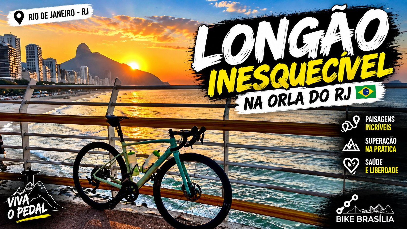Longão de Bike no Rio de Janeiro: da Zona Sul até Guaratiba pela Orla