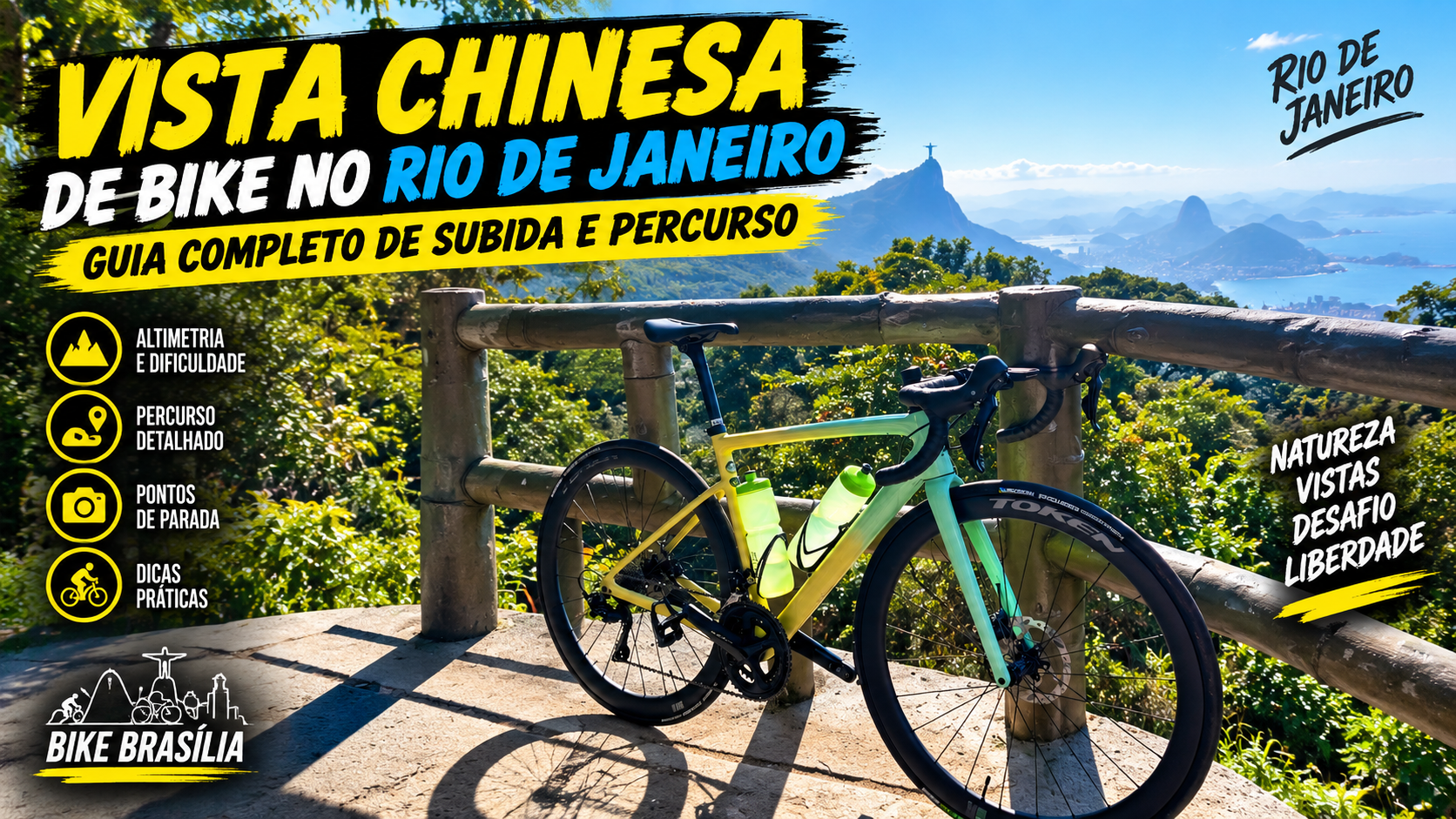 Vista Chinesa de Bike no Rio de Janeiro: guia completo de subida e percurso