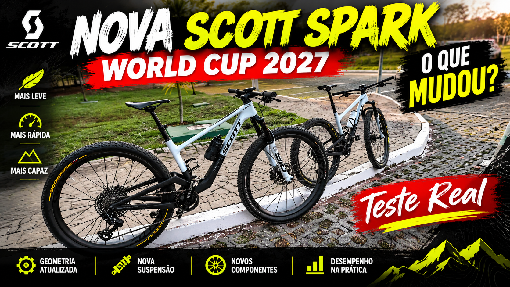 Scott Spark 2027: primeiro review da nova geração com nova geometria e suspensão horizontal