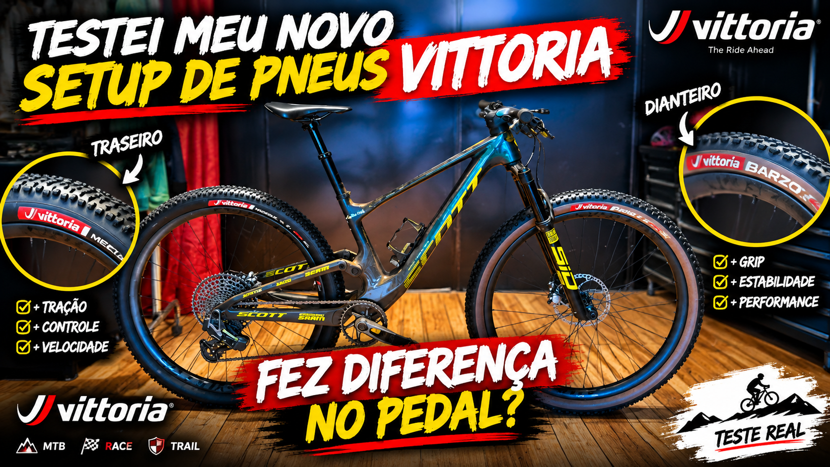 Setup de pneus Vittoria Barzo e Mezcal XC Race 2.4: teste na trilha